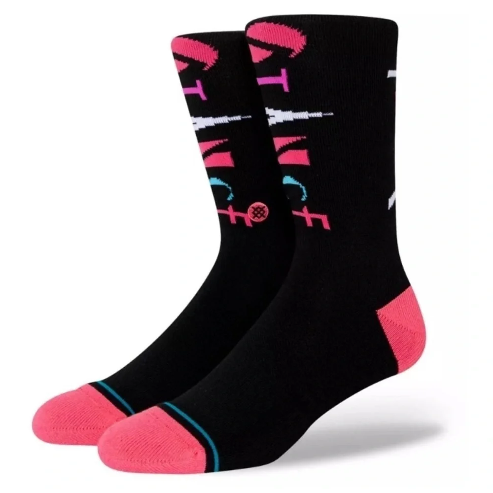 STANCE X WADE Casual Dwyane Wade Collection Logo Mod Crew Socks Large 6-12 NWT